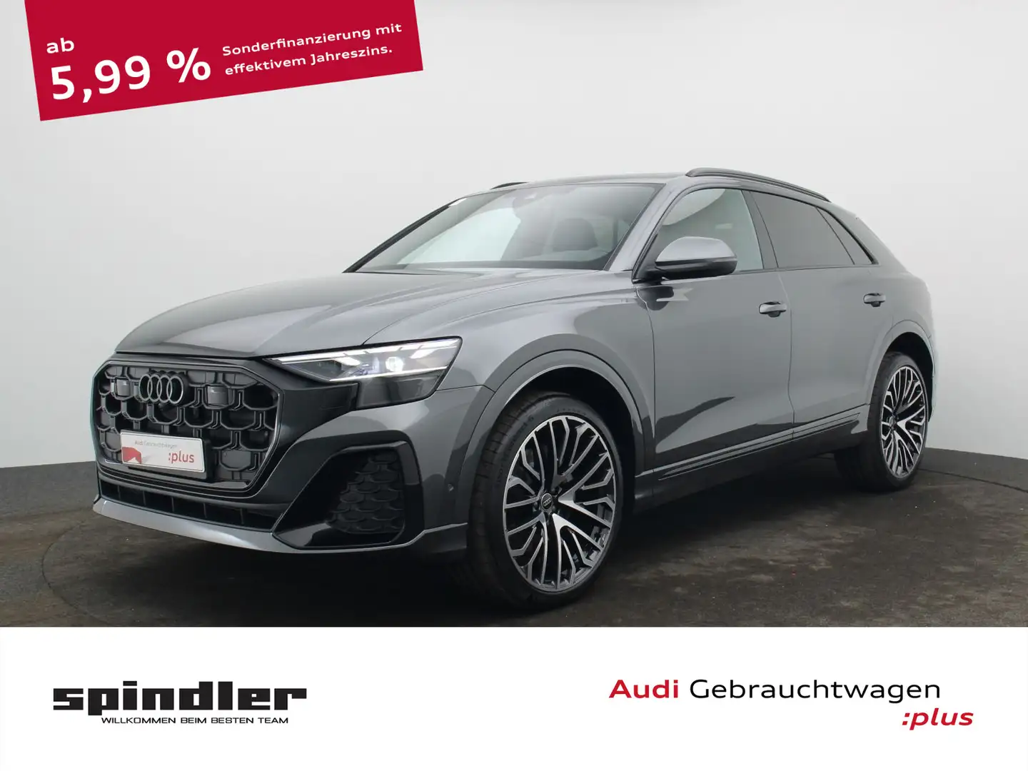 Audi Q8 S-Line 50TDI quattro / Pano, Matrix, AHK, B&O Grau - 1