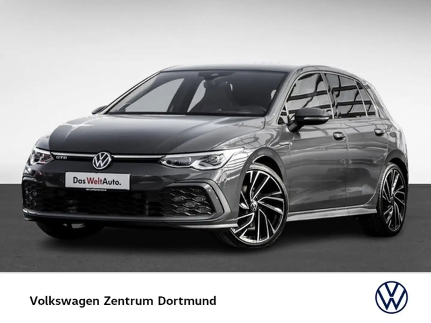 Volkswagen Golf VIII 2.0 GTD LEDER AHK CAM ACC LM19 DCC Gris - 1