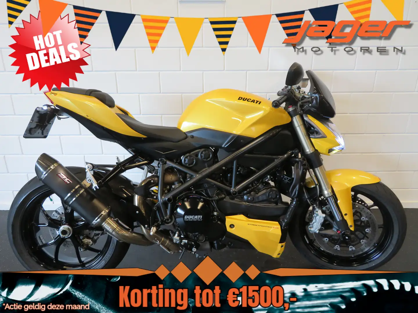 Ducati Streetfighter 848 AMG EDITION! SC! Geel - 1