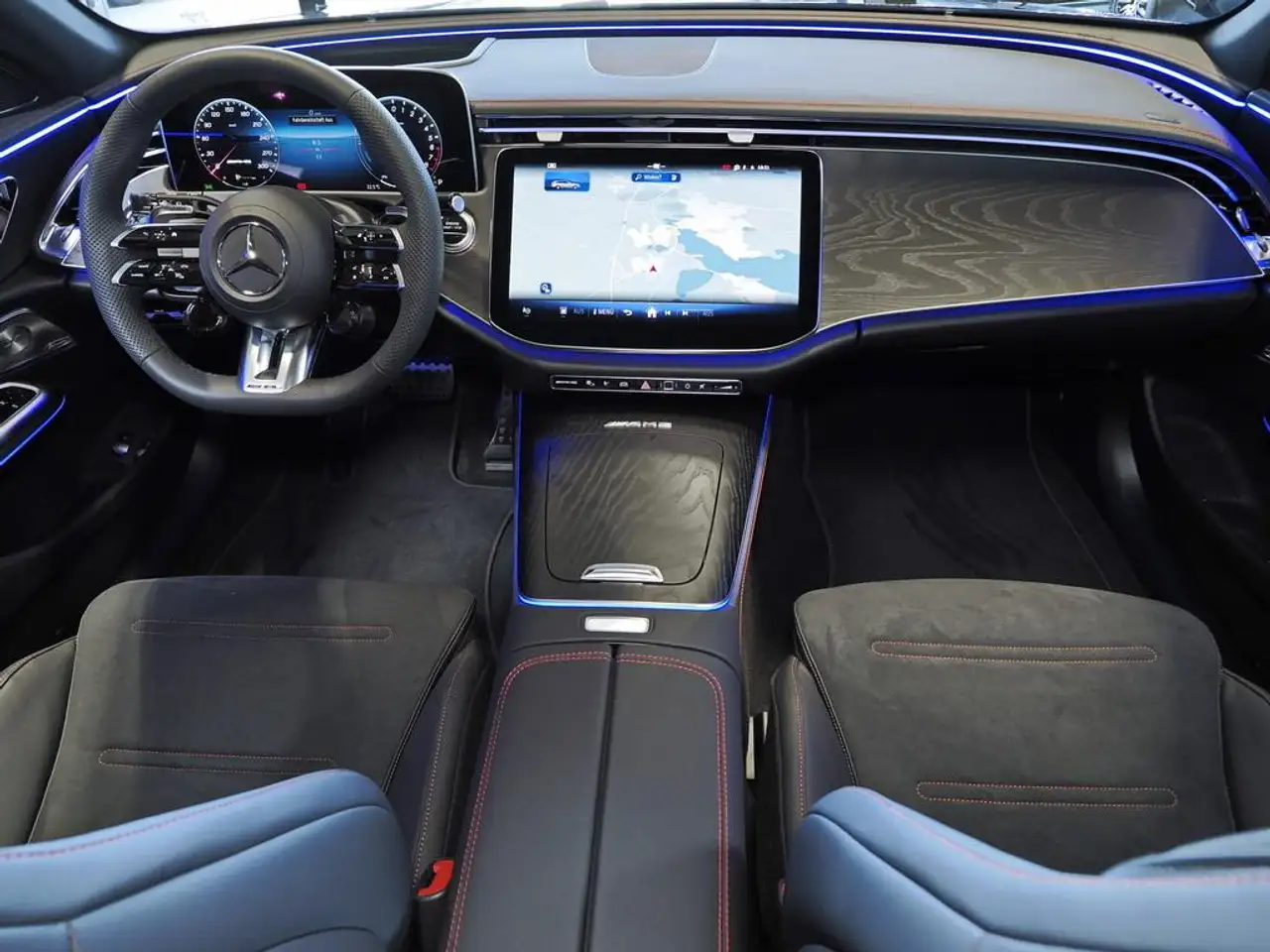 Mercedes-Benz E-Class Hybr 4m+ T NIGHT-II PANO AHK 20-ZOLL, миниатюра 14