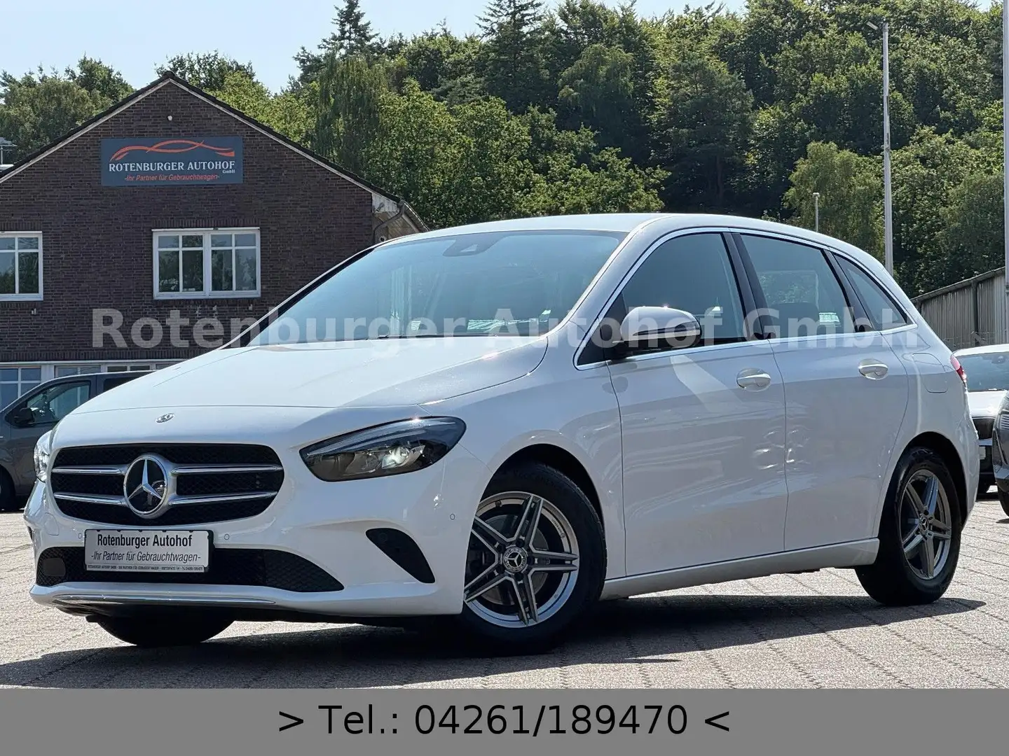 Mercedes-Benz B 180 *PROGRESSIVE*MBUX*WIDESCREEN*LEDER*NAVI*LED Weiß - 1