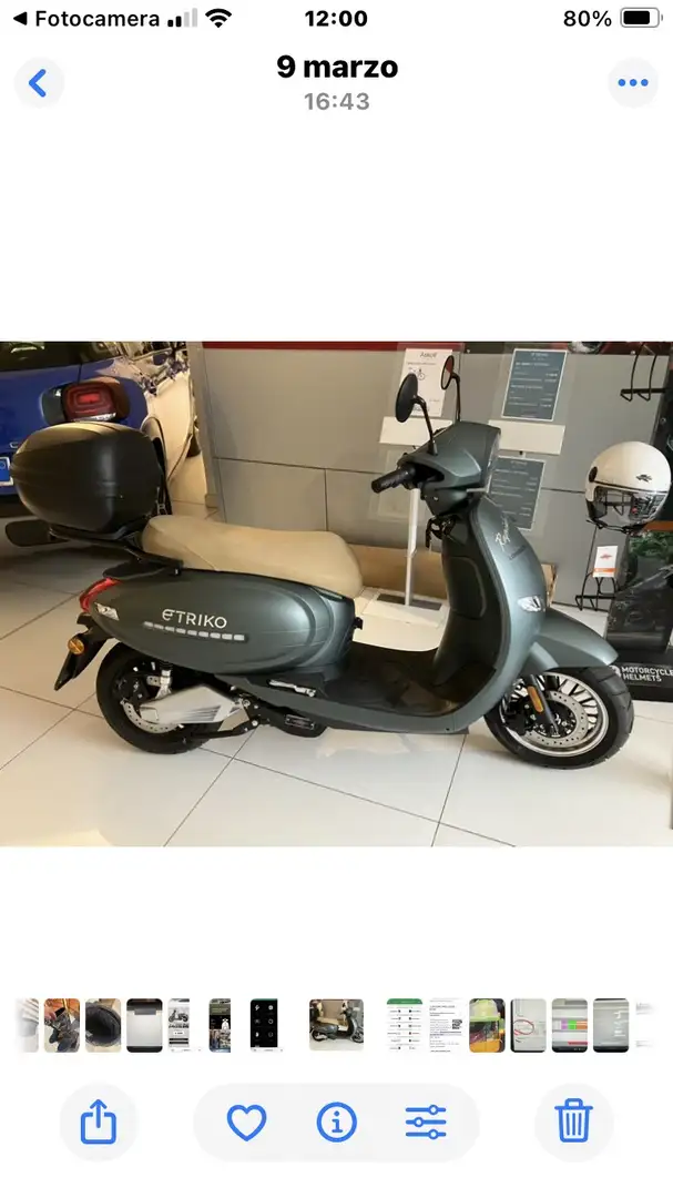 Vespa Elettrica 70 km/h Etriko rapido 110 km/ h 100 km autonomia - 1