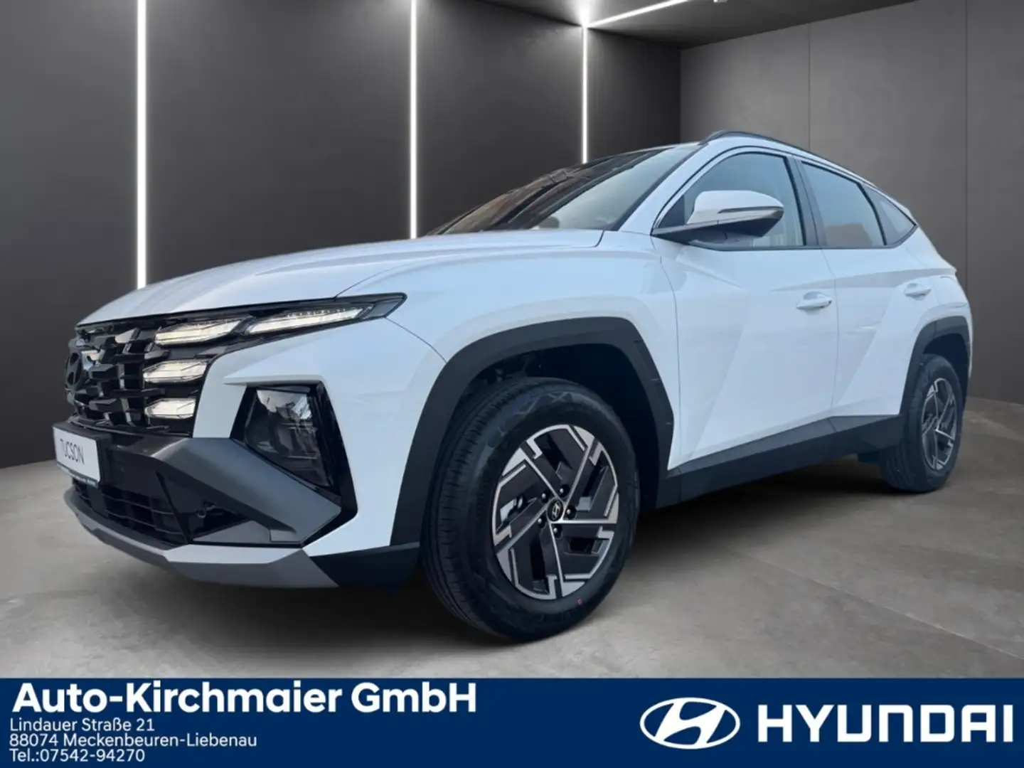 Hyundai TUCSON Select 2WD 1.6 T-GDI LED Mehrzonenklima SHZ Navi Blanc - 1
