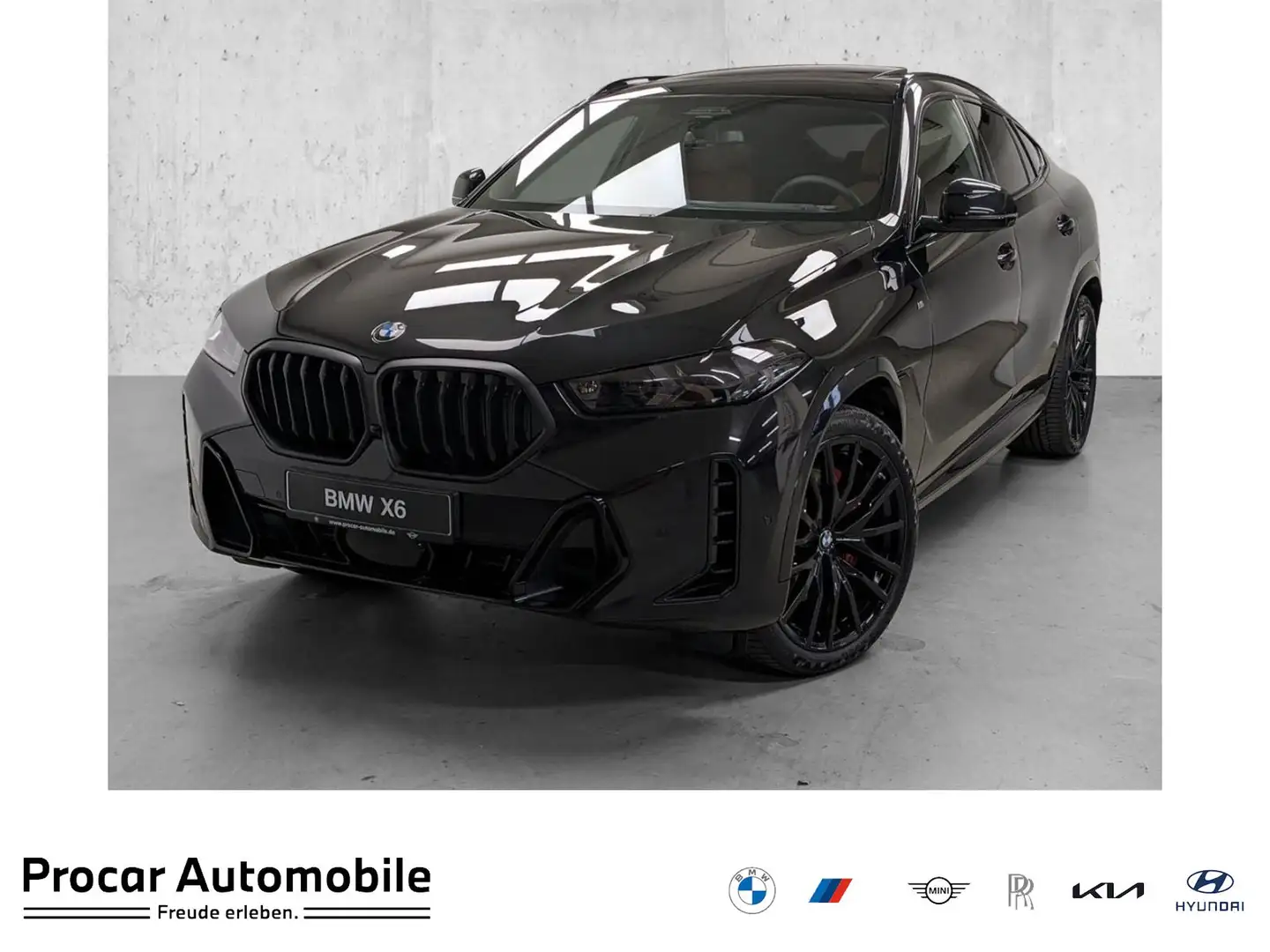 BMW X6 xDrive40d M Sport Pro + B&W + DA Prof. + Pano Černá - 1