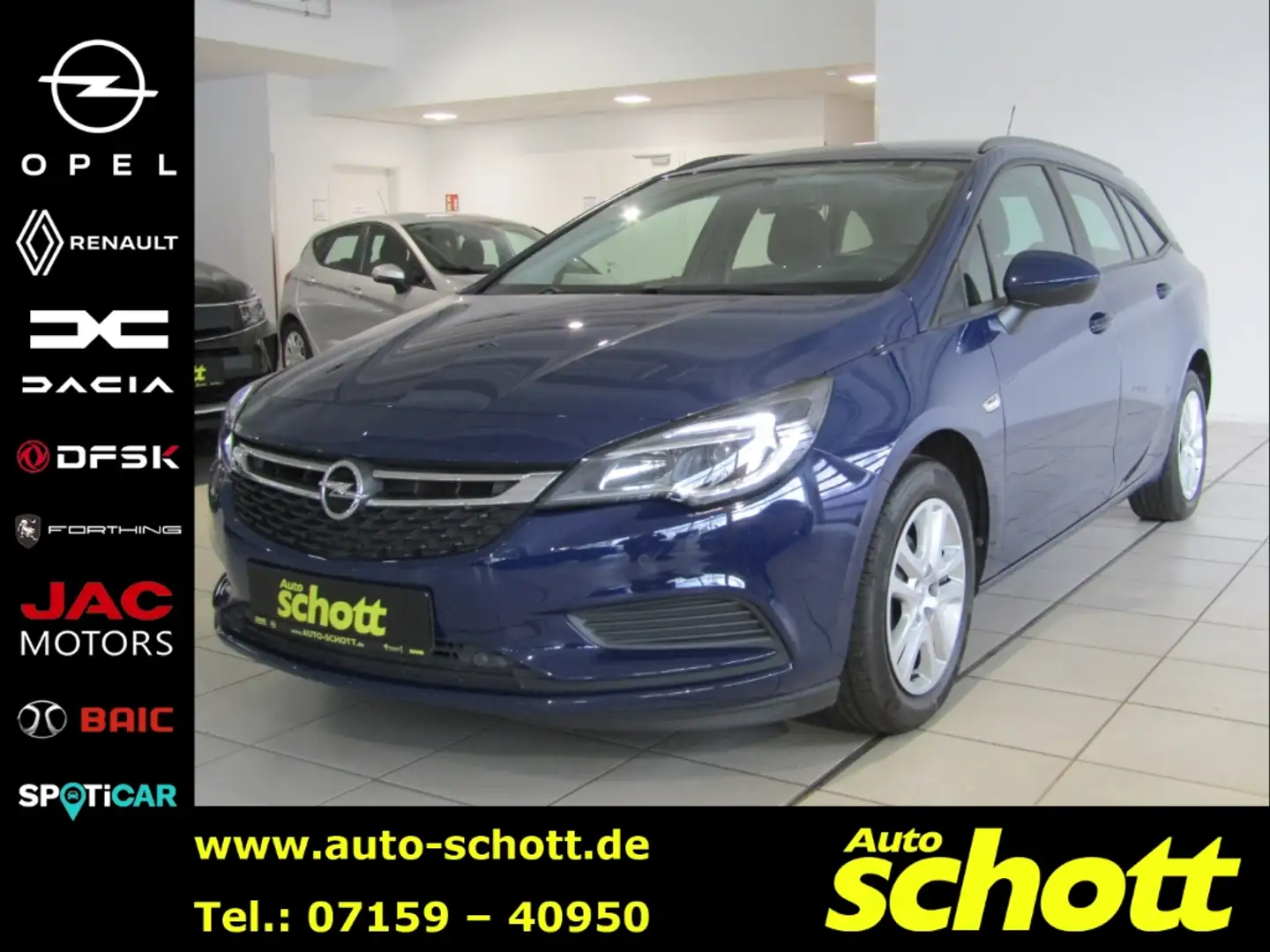 Opel Astra ST 1.4 PDC KAM KLIM TEMP APP BT Azul - 1