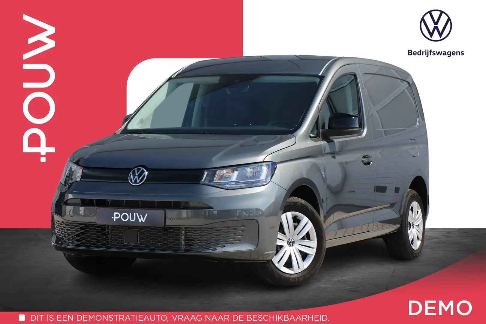 Volkswagen Caddy Cargo 2.0 TDI 75pk Style | Trekhaak | App Connect Grijs - 1