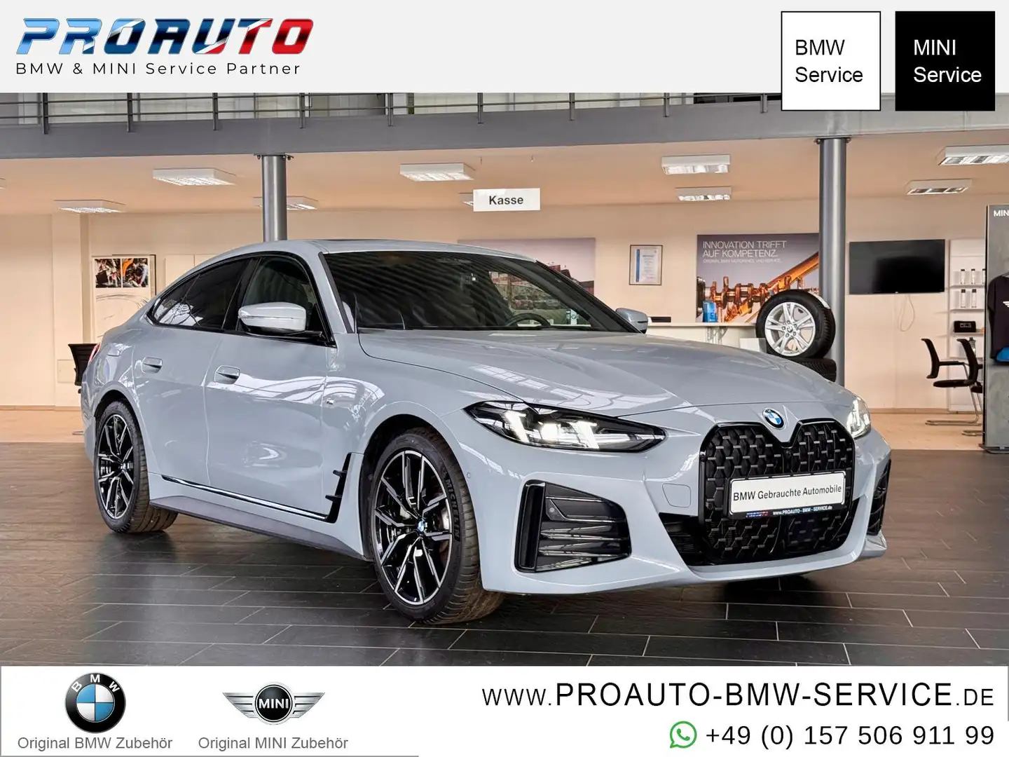 BMW 430 i xDrive GC M Sport LED/HUD/GSD/360°/19" Grau - 1