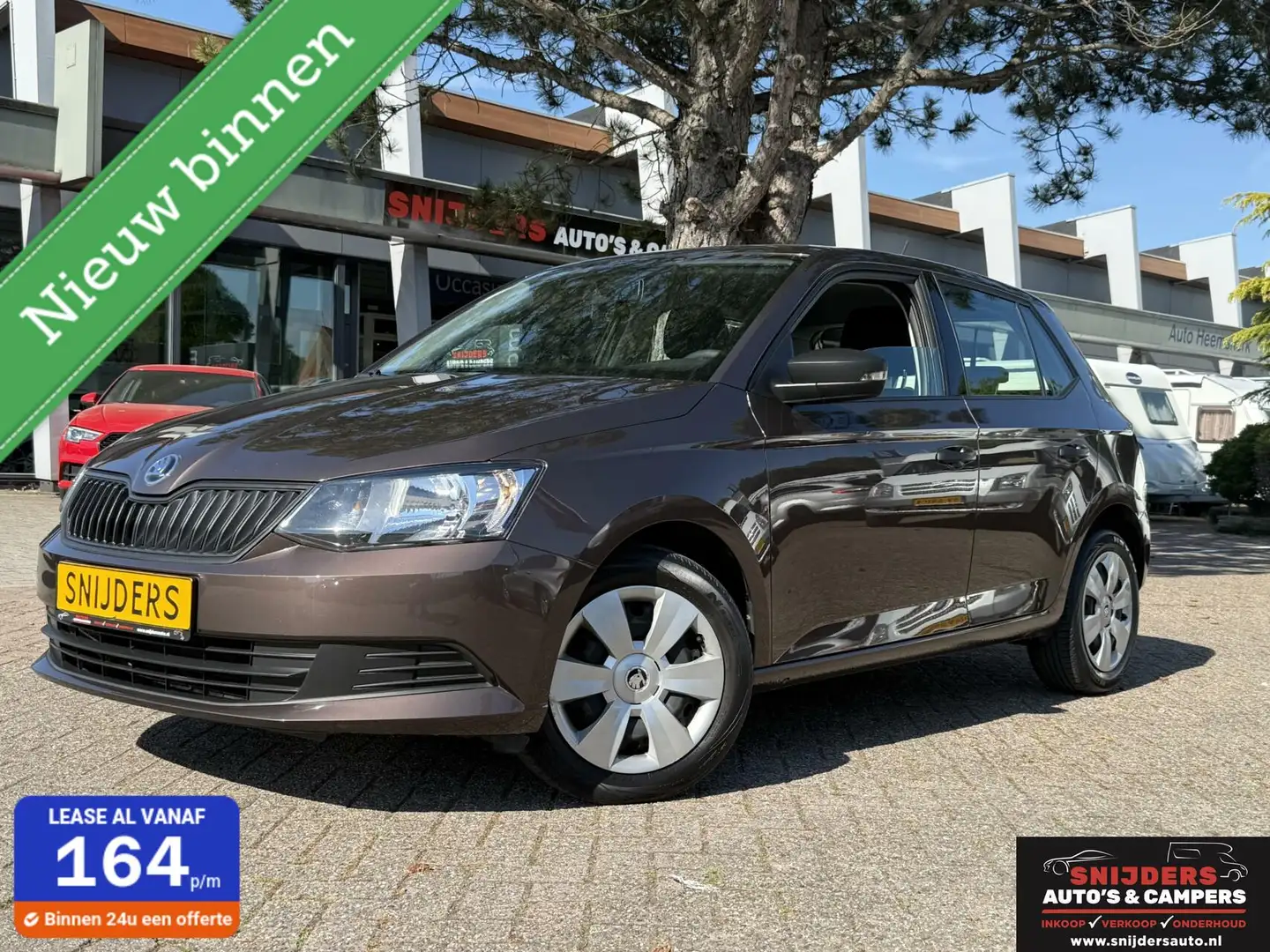 Skoda Fabia 1.0 Active in keurige staat Braun - 1