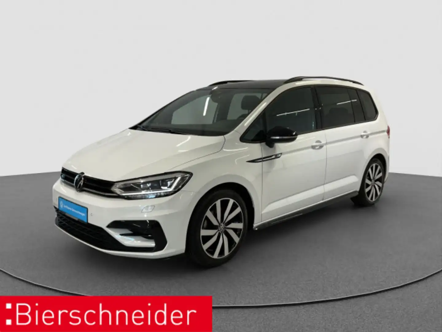 Volkswagen Touran 1.5 TSI DSG R-Line Black 7SITZE AHK PANO Weiß - 2