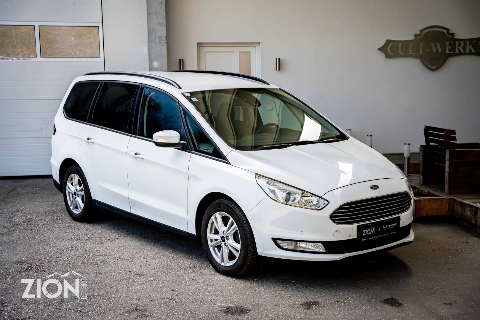 Ford Galaxy Business 2.0l Eco 7-SITZER 1.HAND SERVICE NETTO Weiß - 1