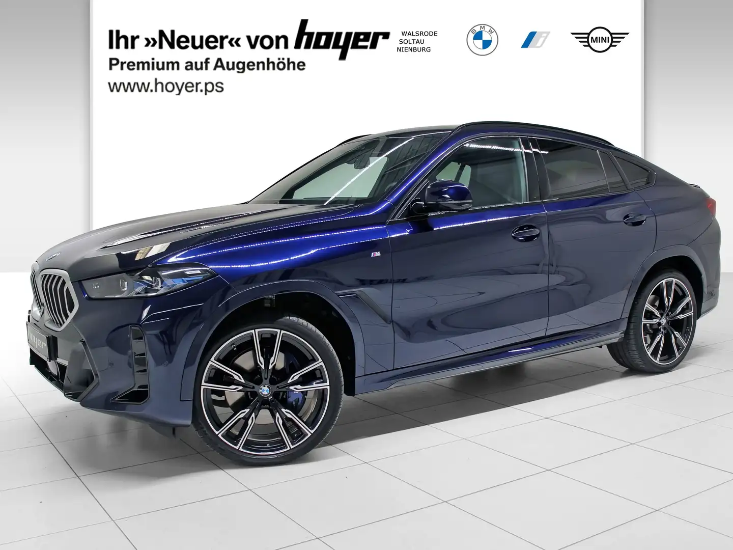 BMW X6 xDrive40d M Sport DAB LED Standhzg. AHK Blau - 1