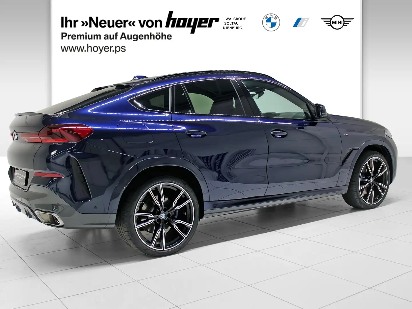 BMW X6 xDrive40d M Sport DAB LED Standhzg. AHK Blau - 2