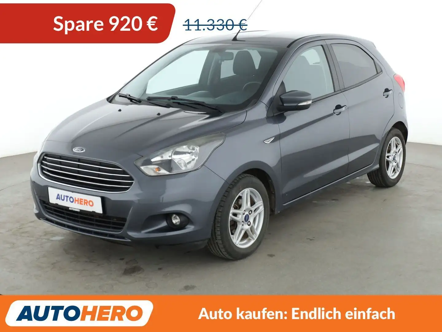 Ford Ka/Ka+ 1.2 Ti-VCT Cool&Sound*TEMPO*PDC*SHZ*KLIMA*GARANTIE Grau - 1