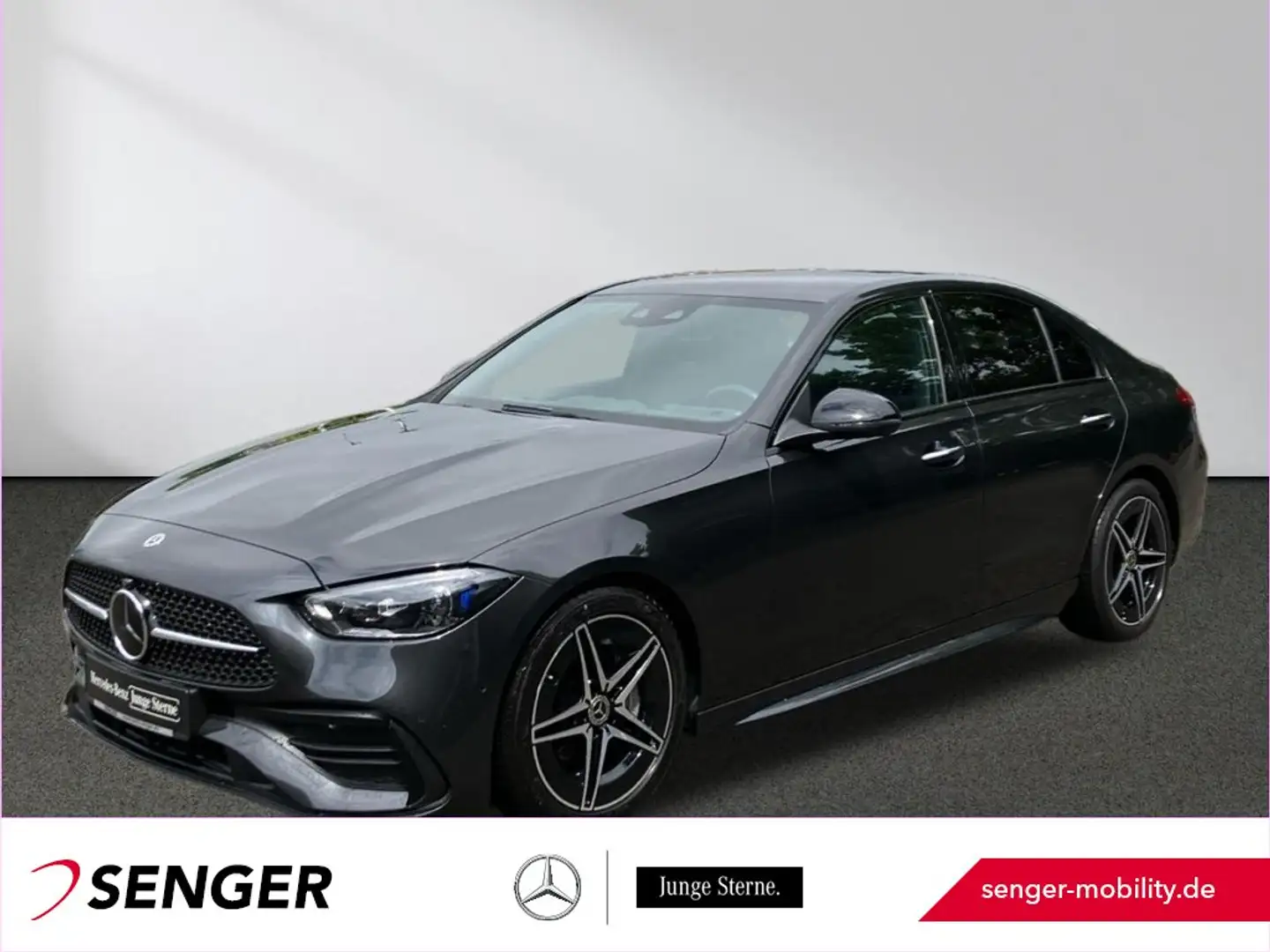 Mercedes-Benz C 200 AMG-Line Night Digital-Light Distronic 360 Gris - 1