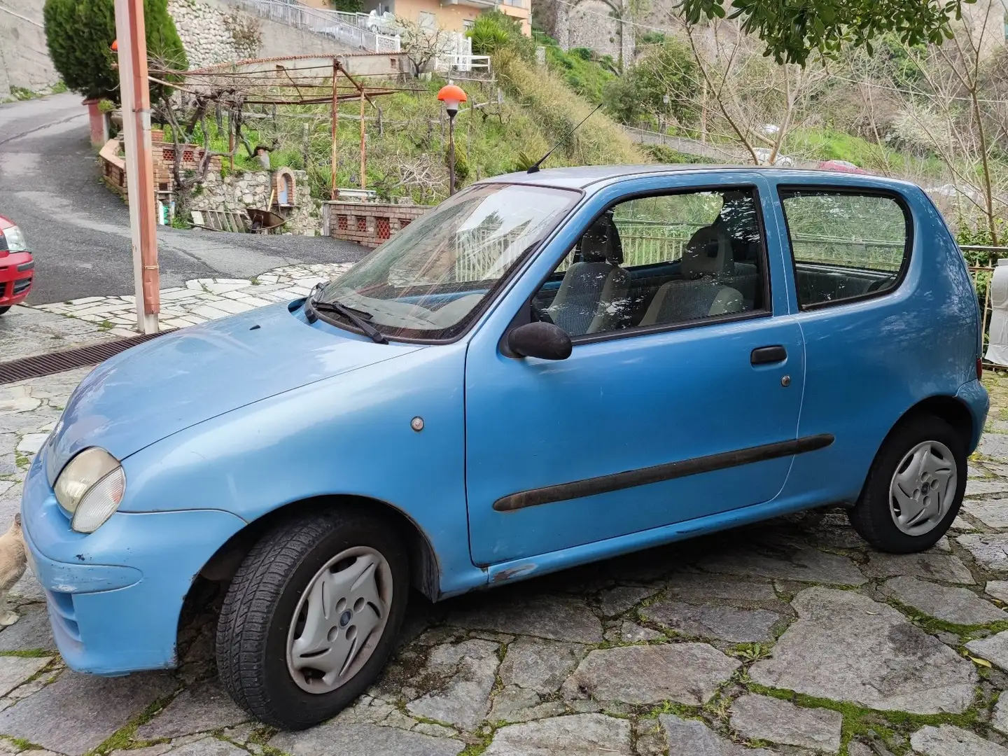 Fiat Seicento 1.1 Active abs Blauw - 1