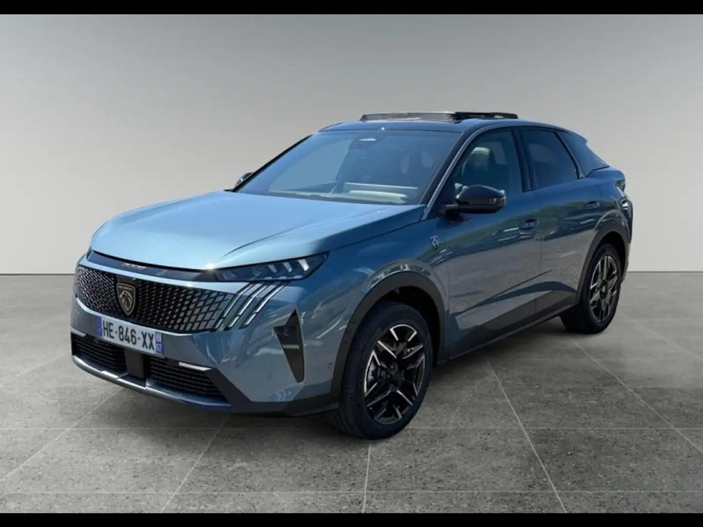 Peugeot 3008 Hybrid 145 GT TOIT OUVRANT Bleu - 1