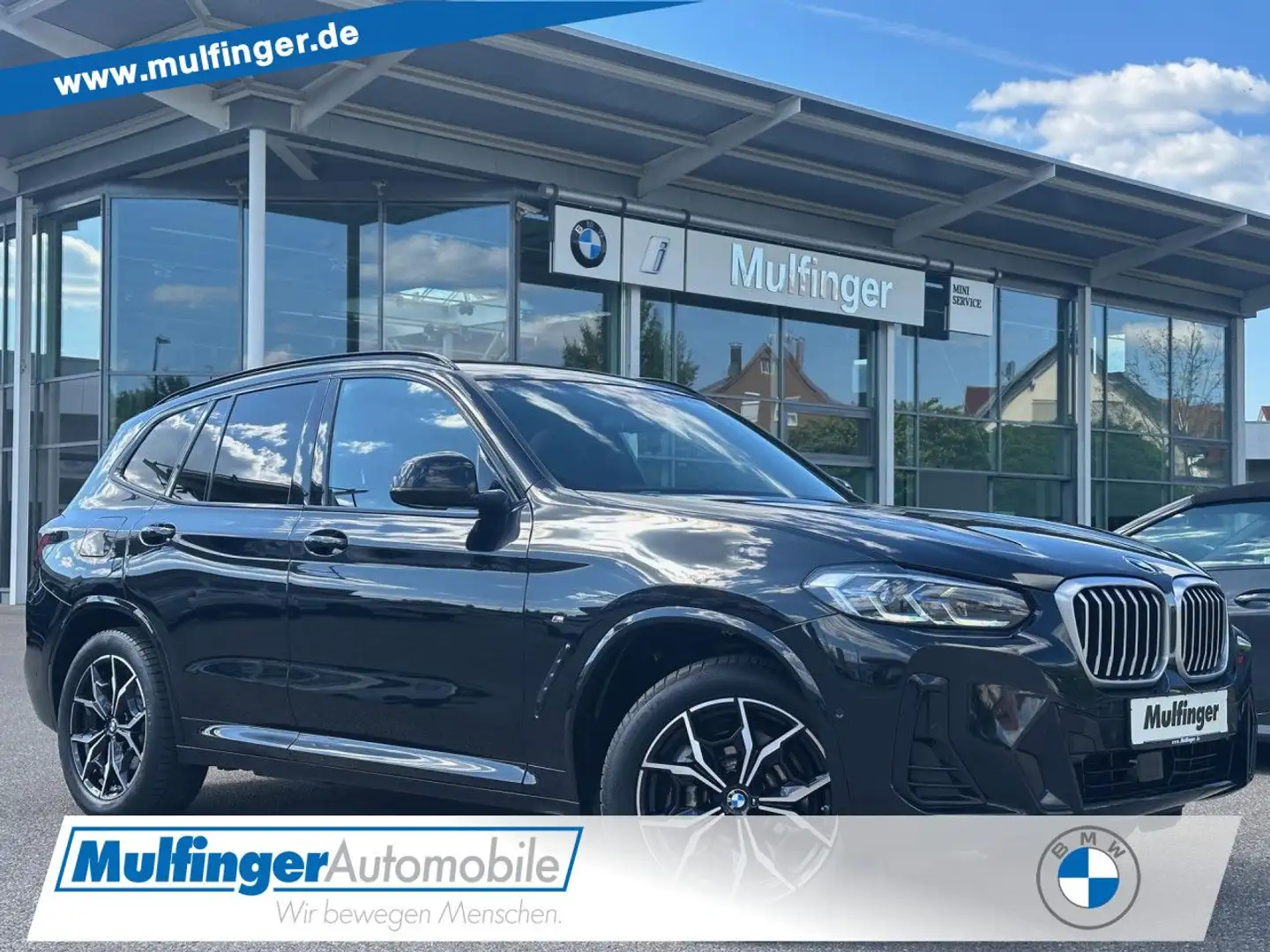 BMW X3 0i M Sport PanDach Standh.AHK ACC Laser H/K Negro - 1