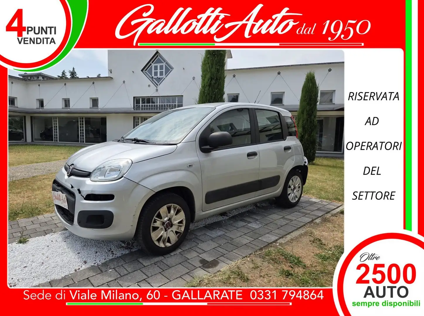 Fiat Panda 0.9 TwinAir Turbo S&S Easy Argento - 1