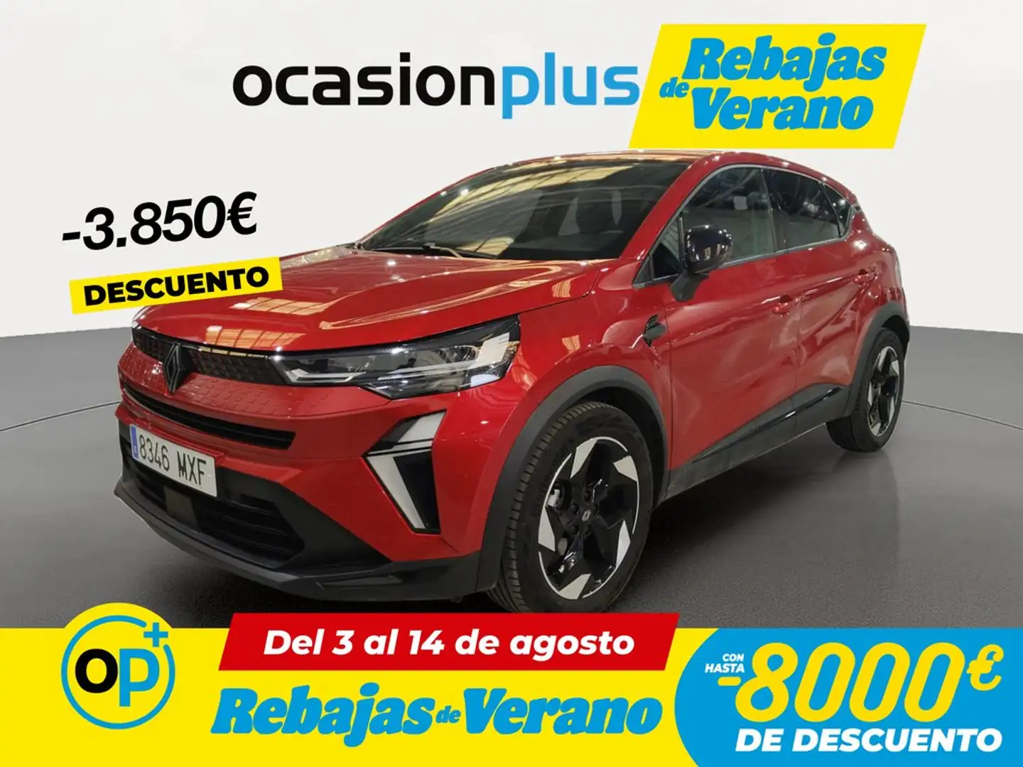 Renault Captur TCe Techno 67kW Rojo - 1
