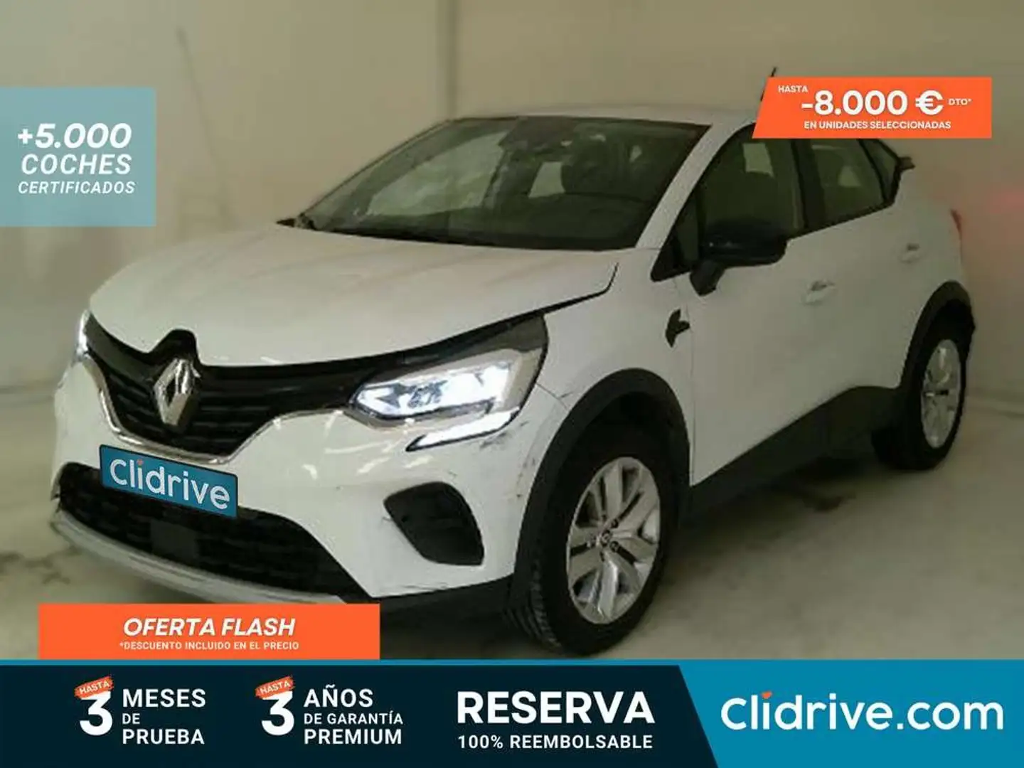 Renault Captur Intens TCe 74kW (100CV) GLP Blanco - 1