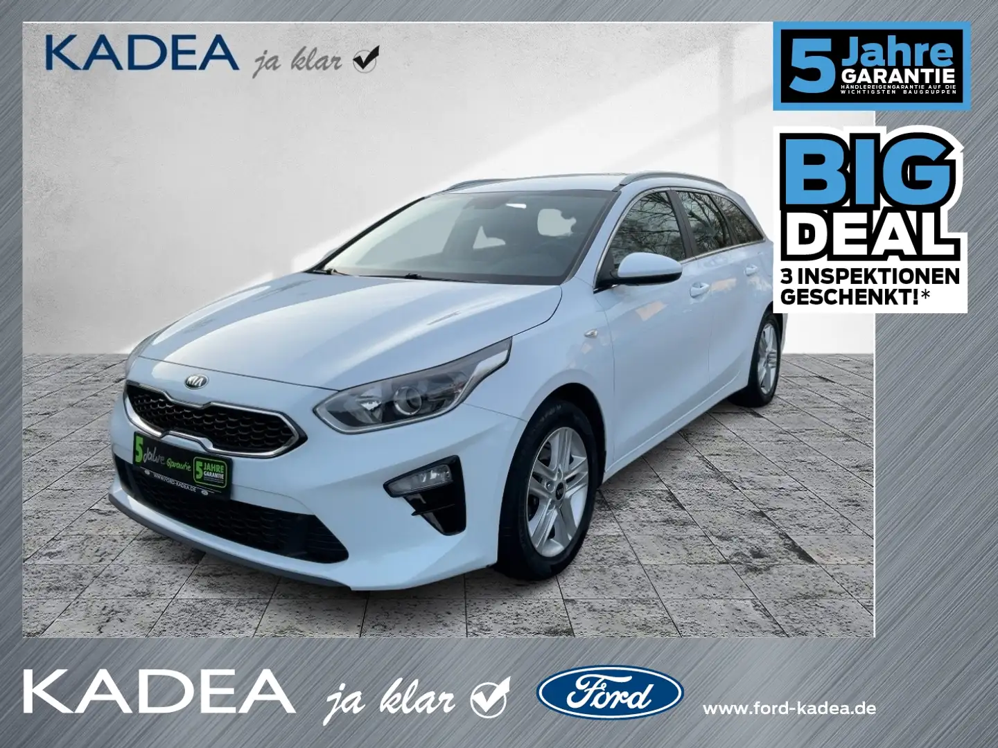 Kia Ceed SW / cee'd SW Ceed Sportswagon Vision SHZ Lenkradheizung Klima Weiß - 1