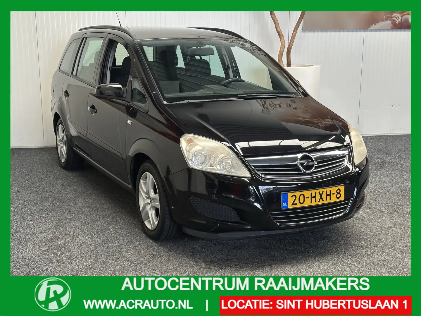 Opel Zafira 1.6 BUSINESS 7 PERSOONS MET NIEUWE APK ! NAVIGATIE Zwart - 1
