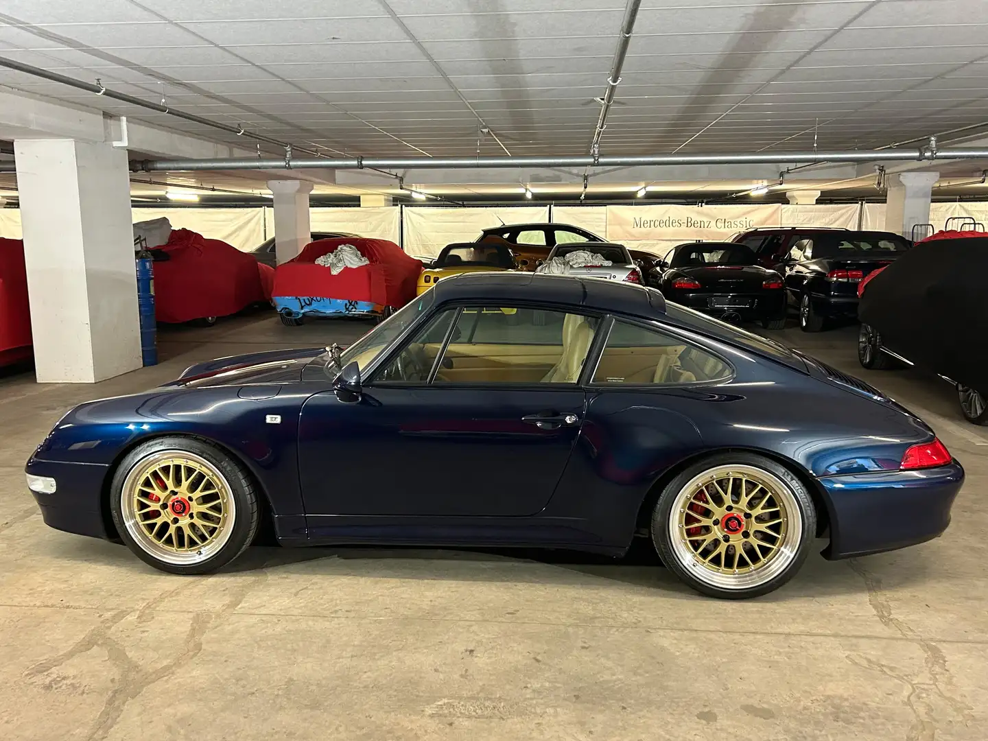 Porsche 993 Carrera 4S TOP* 6-GANG Blauw - 2