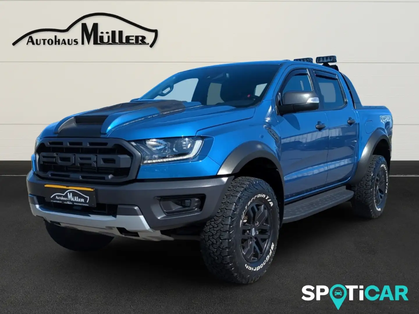 Ford Ranger Raptor 4x4 2.0 TDCi Autom. +3,3t AHK+Lichbalken+Na Blau - 1