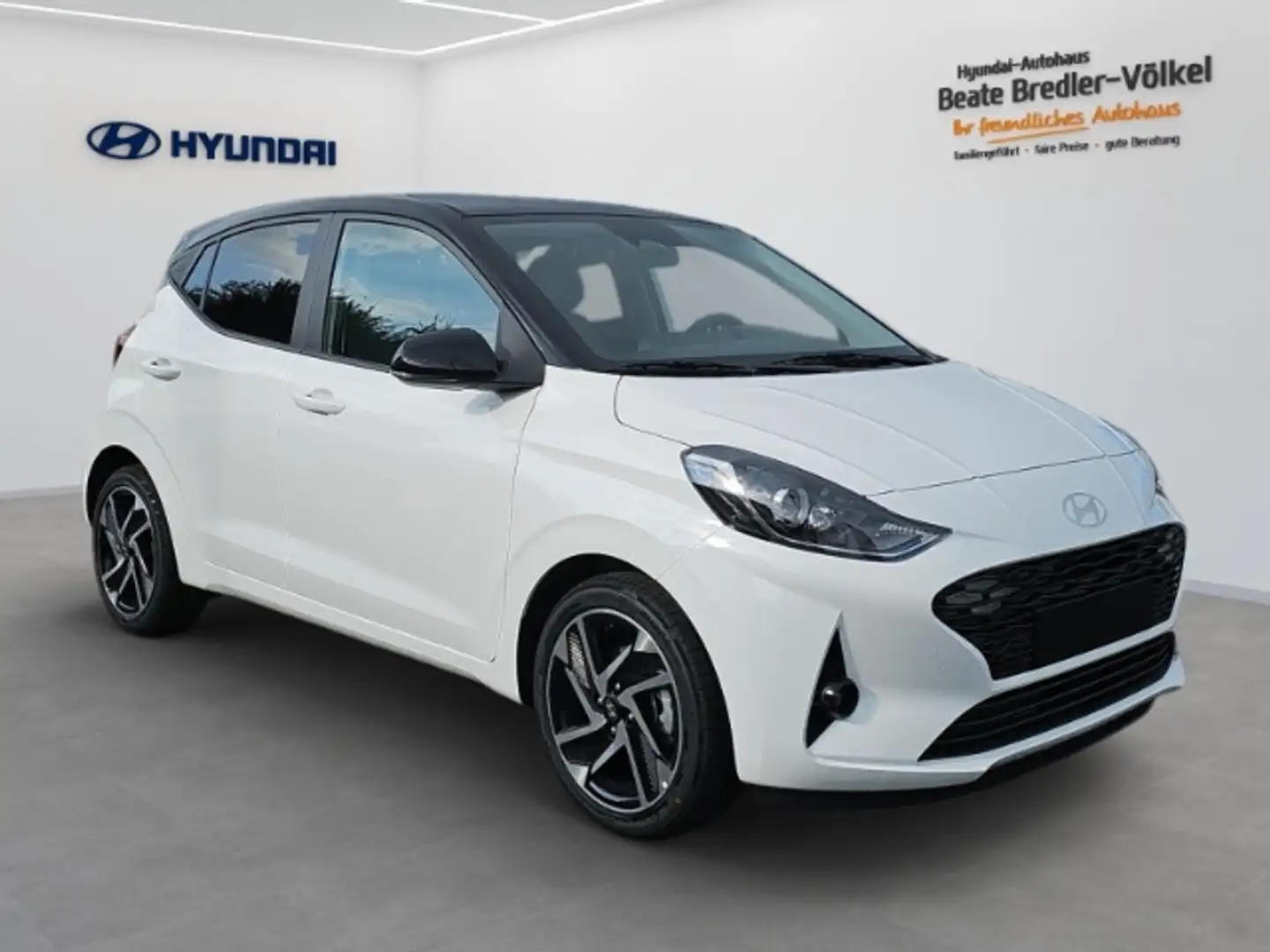 Hyundai i10 Prime 1.2 Automatik Navi Dachlackierung Blanc - 2