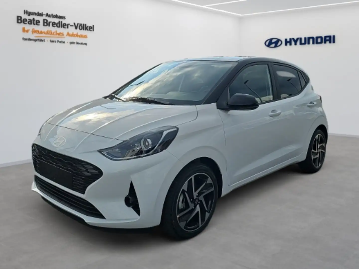 Hyundai i10 Prime 1.2 Automatik Navi Dachlackierung Blanc - 1