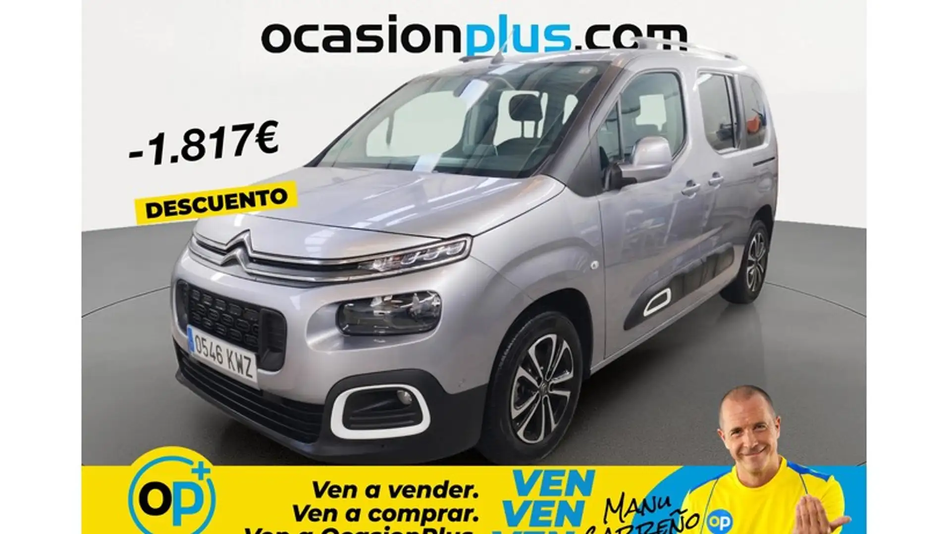 Citroen Berlingo BlueHDi S&S Talla M Shine 130 Gris - 1