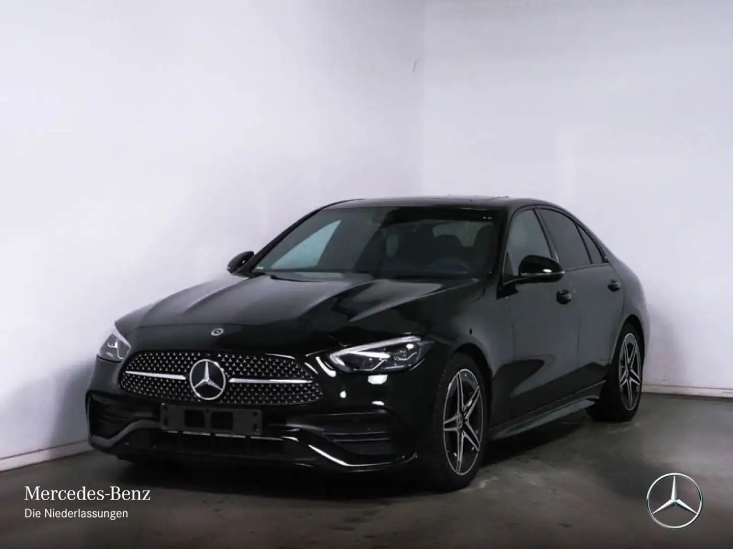 Mercedes-Benz C 200 AMG+NIGHT+LED+KAMERA+SITZKLIMA+TOTW+KEYLESS Noir - 2