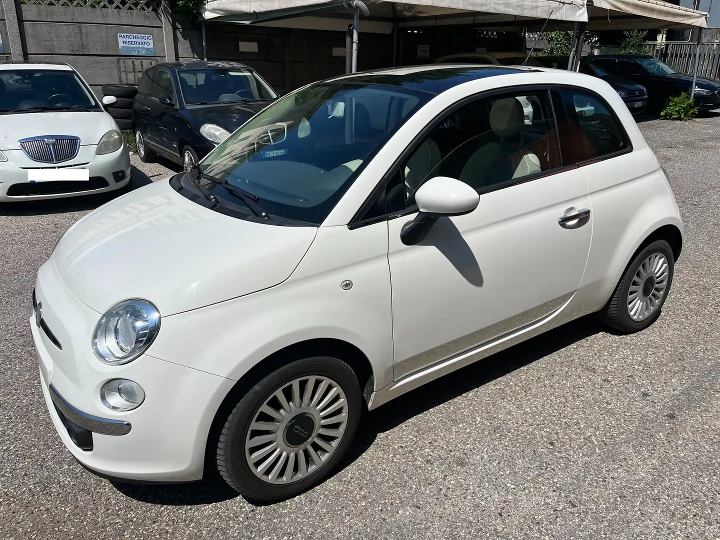 Fiat 500 1.2 Lounge Weiß - 2
