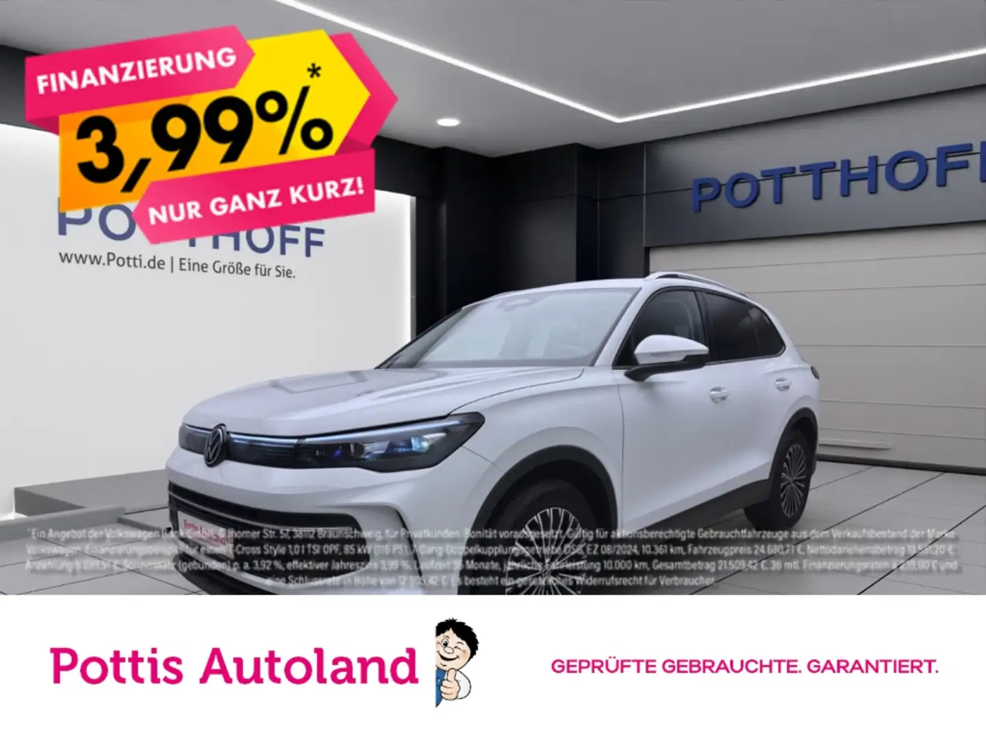 Volkswagen Tiguan 1.5 eTSI DSG LIFE AHK NAVI KAMERA LED+ Weiß - 1