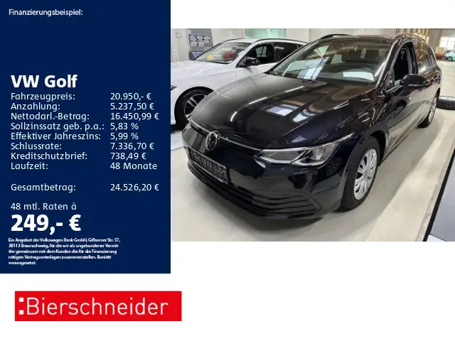 Volkswagen Golf 8 Variant 2.0 TDI DSG Life ACC NAVI SHZ CAM