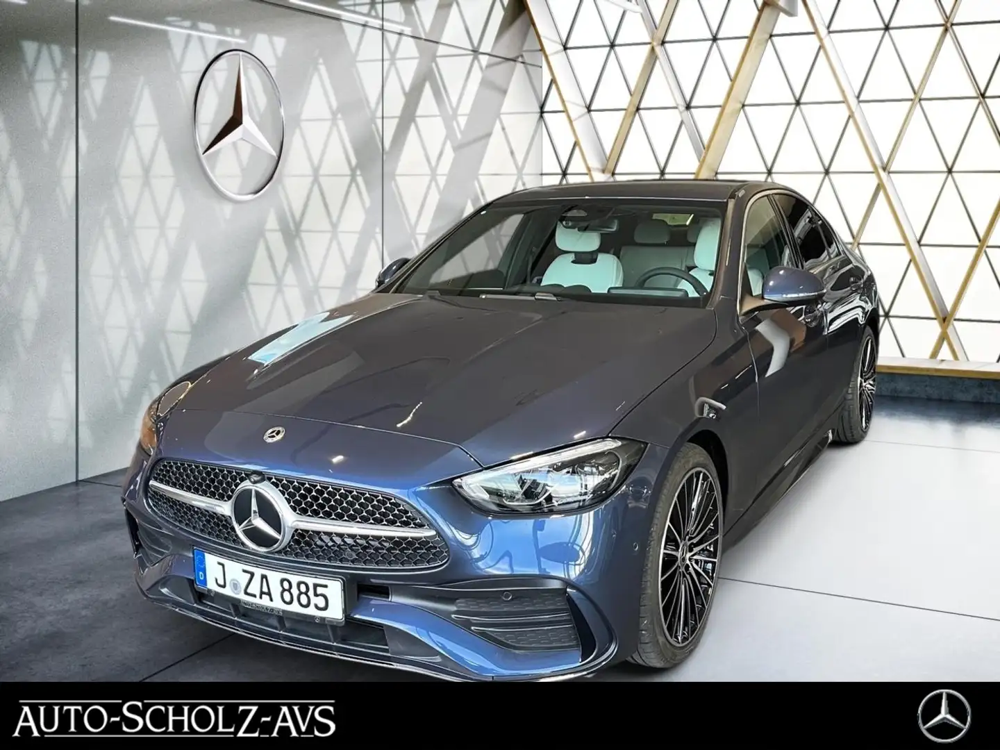 Mercedes-Benz C 180 AMG AMG LnekradH*Memory*360°*AR-Navigation Blu/Azzurro - 1