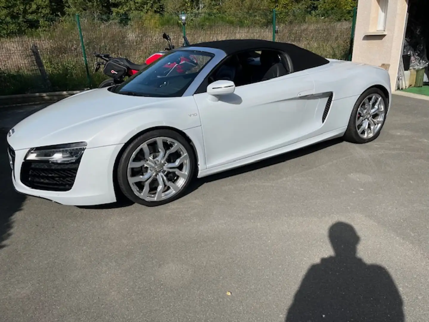 Audi R8 R8 Spyder V10 5.2 FSI 525 Quattro S tronic 7 Blanc - 1