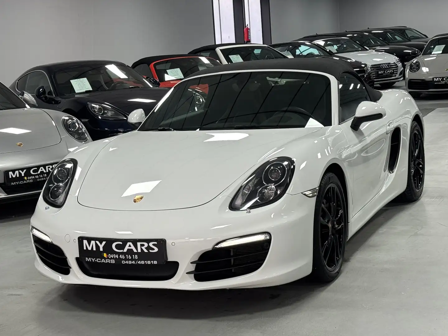 Porsche Boxster 2.7i Pdk 265 CV Cuir Sport Clim Gps Bi-Xenon Ja 19 Blanc - 1