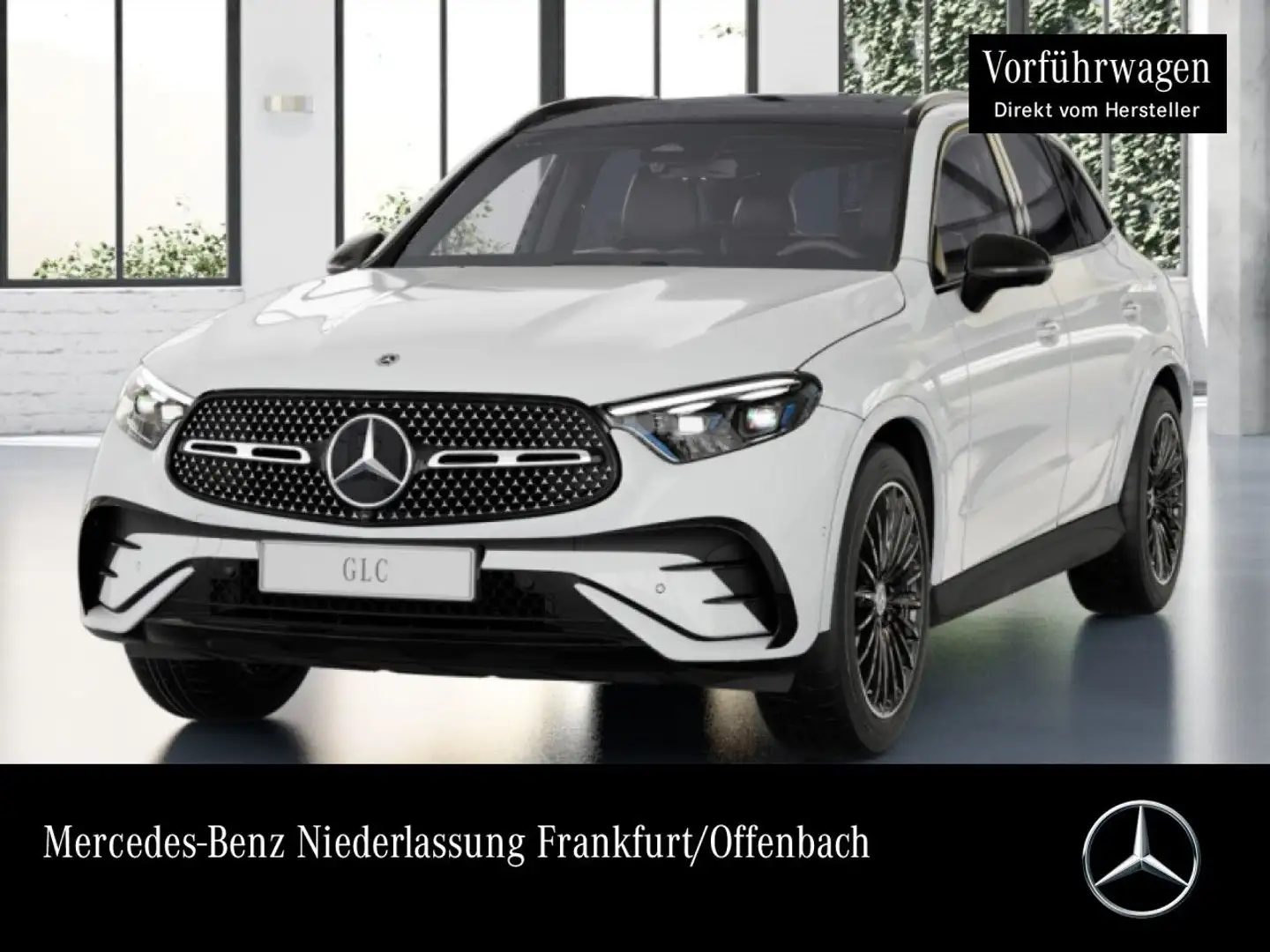 Mercedes-Benz GLC 220 d 4M AMG+NIGHT+PANO+360+AHK+TOTW+KEYLESS Weiß - 1