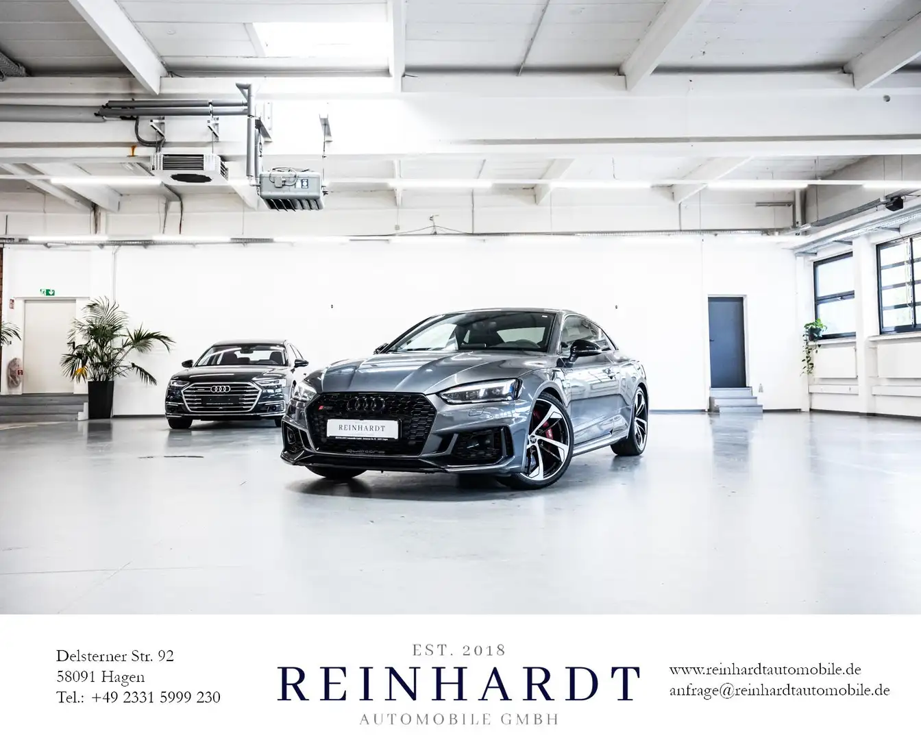 Audi RS5 COUPE BLACK/20Z/MTRX/ACC/HuD/RS-AGA/280KM/H Gris - 1