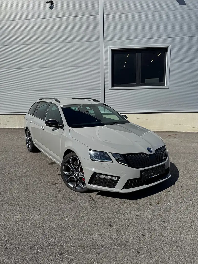 Skoda Octavia Combi RS 2,0 TSI DSG Gris - 2