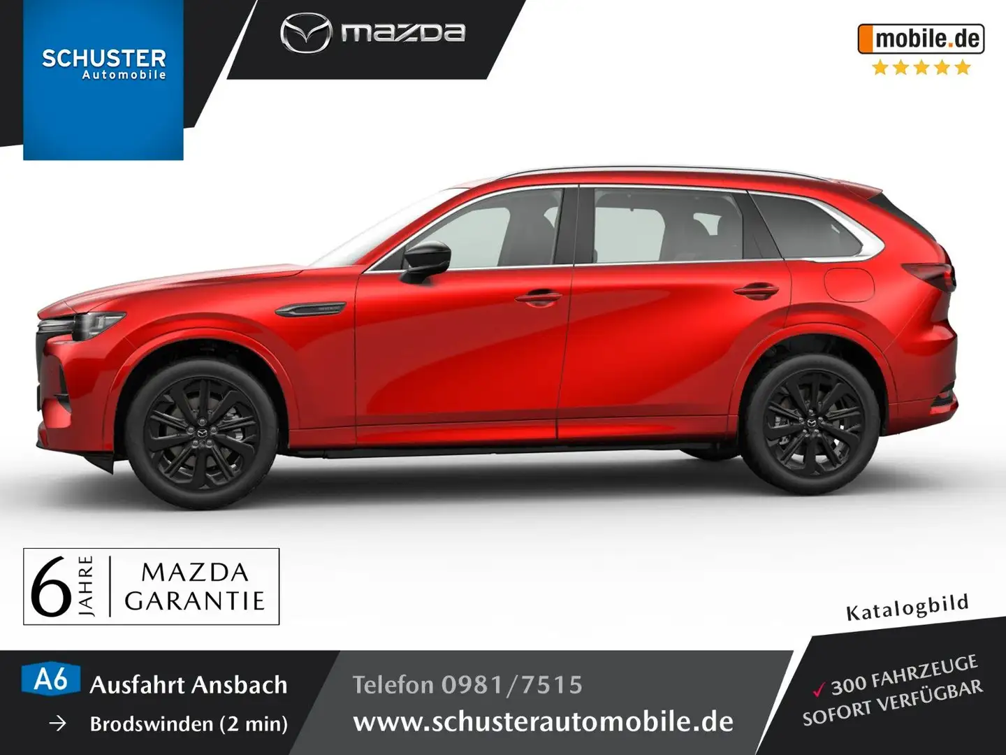 Mazda CX-80 2025 Homura e-SKYACTIV D 254 AWD CO&SO Rot - 2