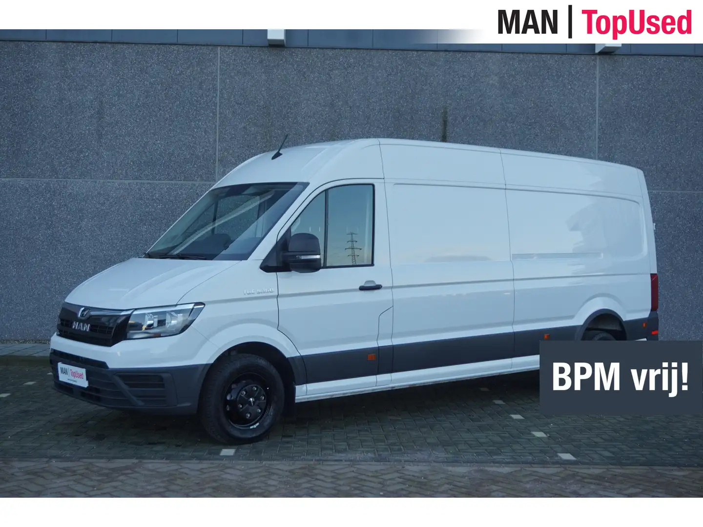 MAN TGE 5.160 / L4H3 / 160 PK / Trekhaak / 3500KG Trekgewi Blanco - 1