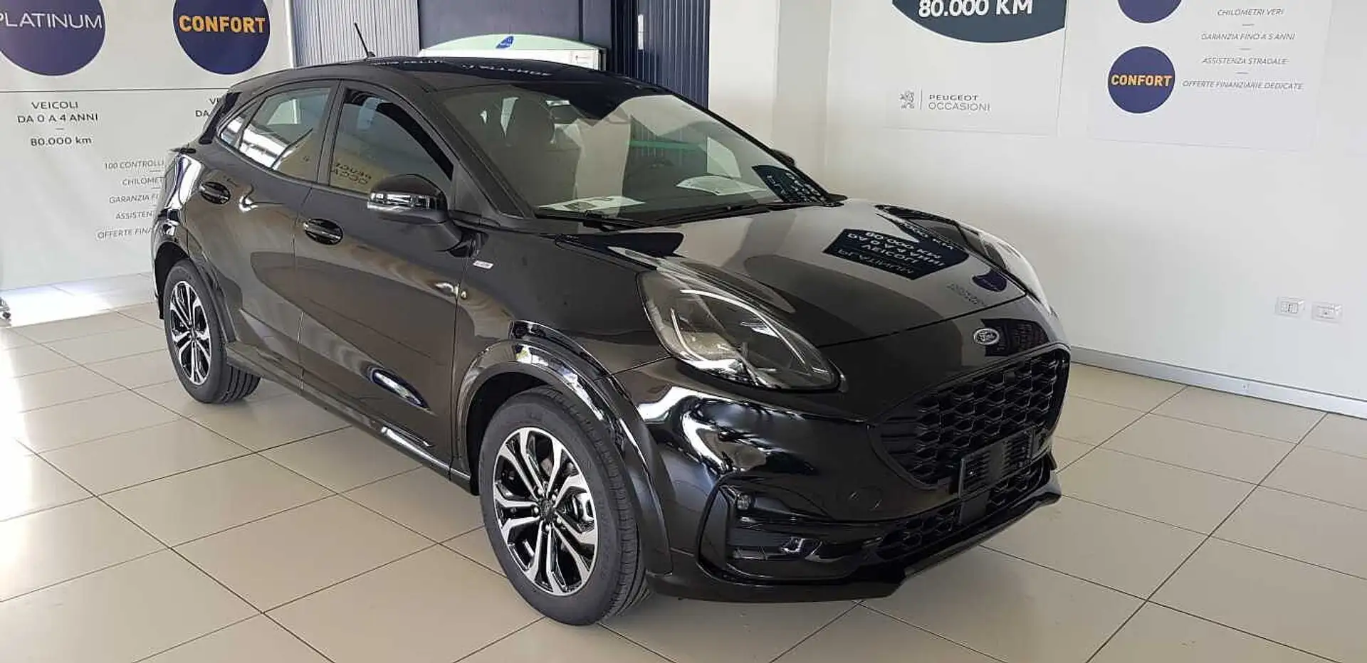 Ford Puma 1.0 EcoBoost Hybrid 125 CV ST Line - VEICOLO KM0 Nero - 1