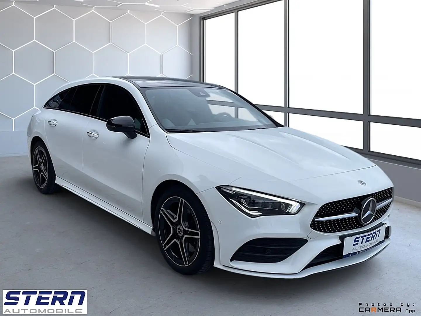 Mercedes-Benz CLA 220 d SB*AMG*PANO*VOLL Blanc - 2