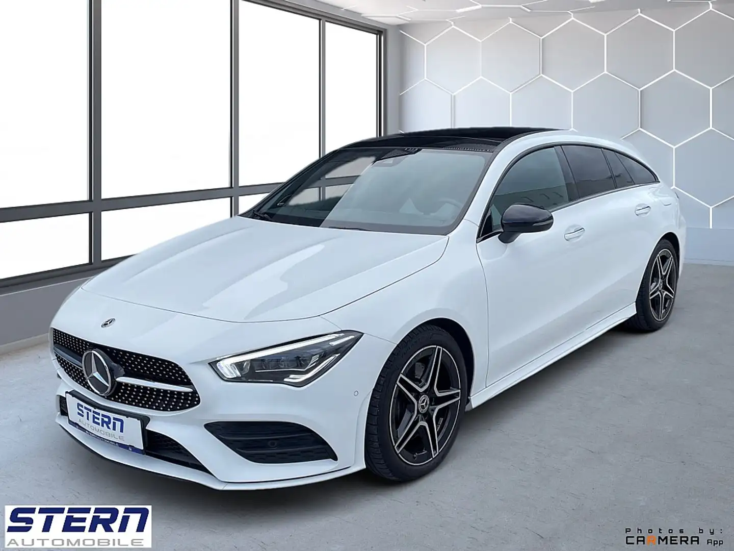 Mercedes-Benz CLA 220 d SB*AMG*PANO*VOLL Blanc - 1