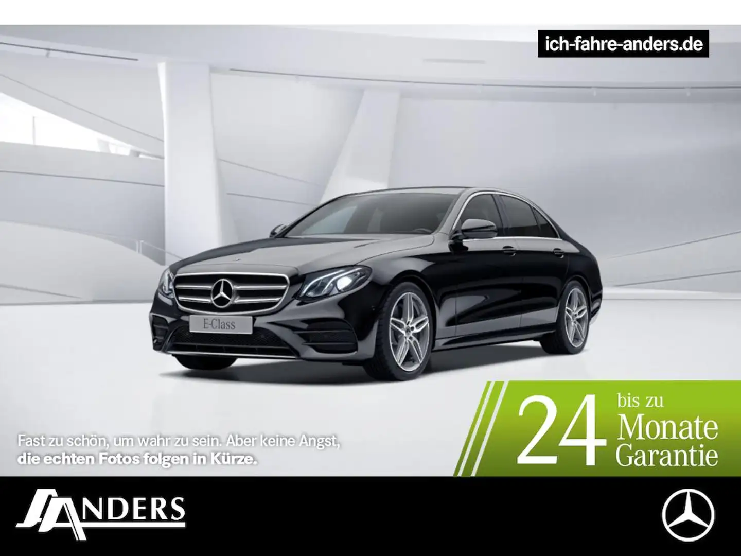 Mercedes-Benz E 220 d AMG+COM+Wide+Burm+LED+Kam+Apple+SHZ+PDC Schwarz - 1