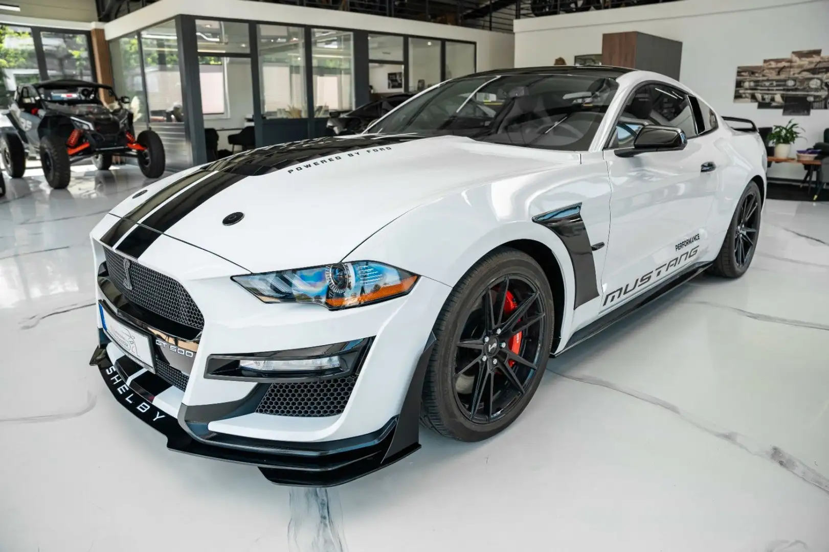 Ford Mustang GT 5,0 SHELBY PERFORMANCE RECARO LED CAR Weiß - 1