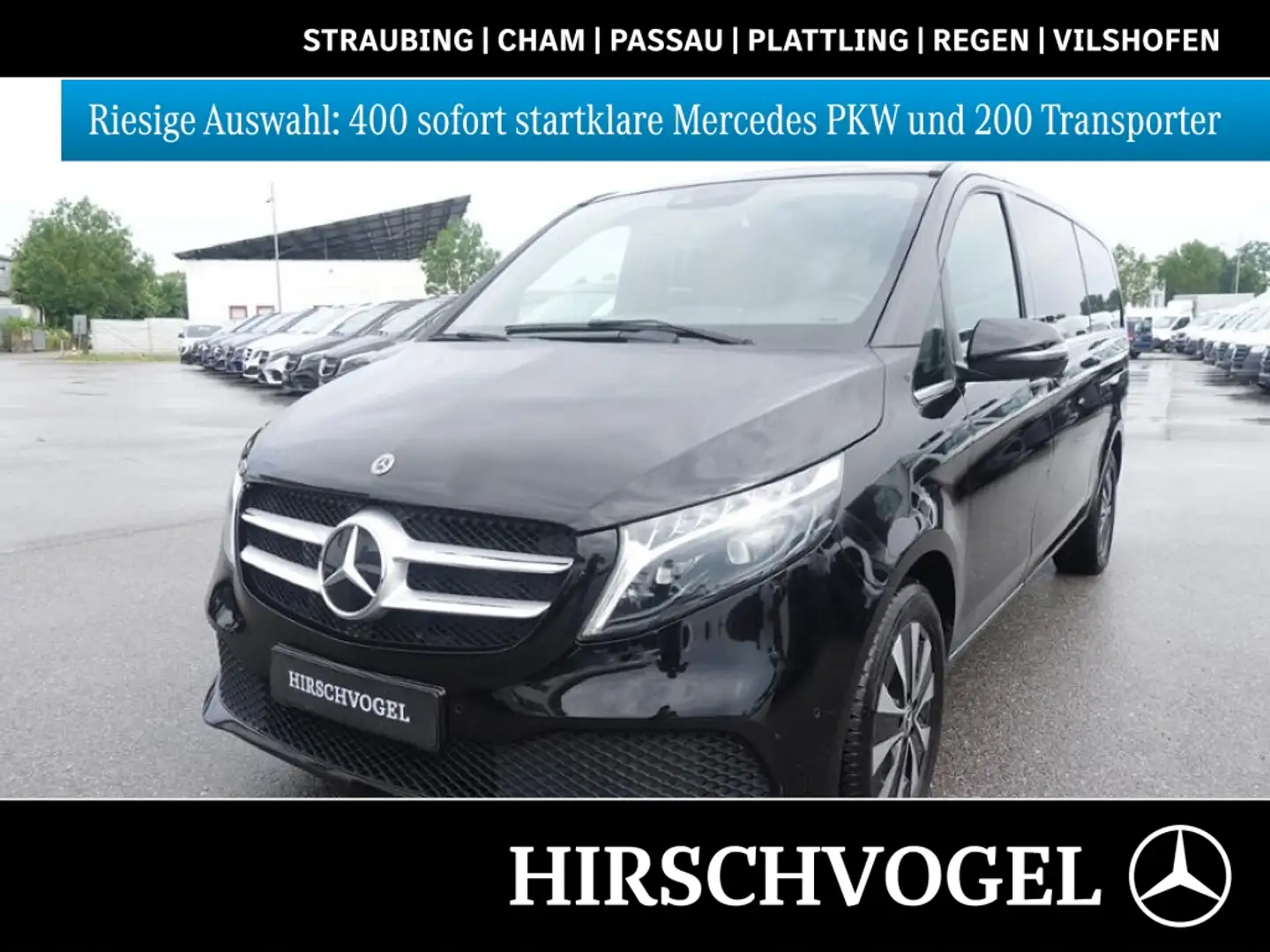 Mercedes-Benz V 300 d AVANTGARDE 4M extralang 8Sitze+2xel.Türe Schwarz - 1