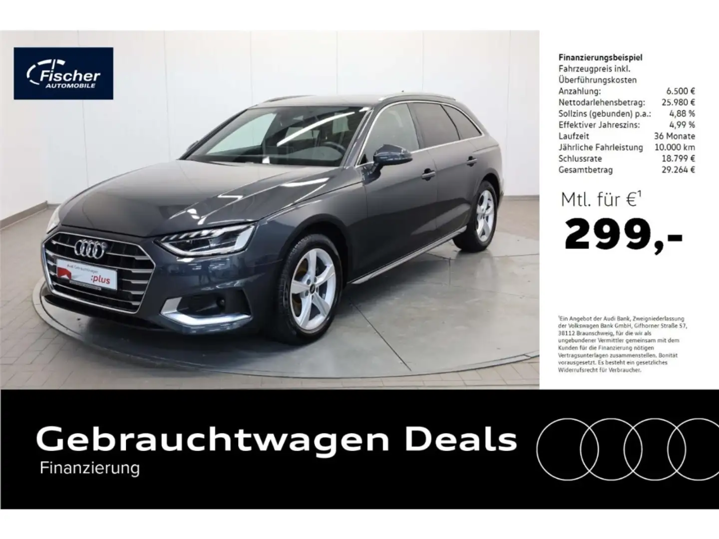 Audi A4 Avant 35 TFSI advanced Grau - 1